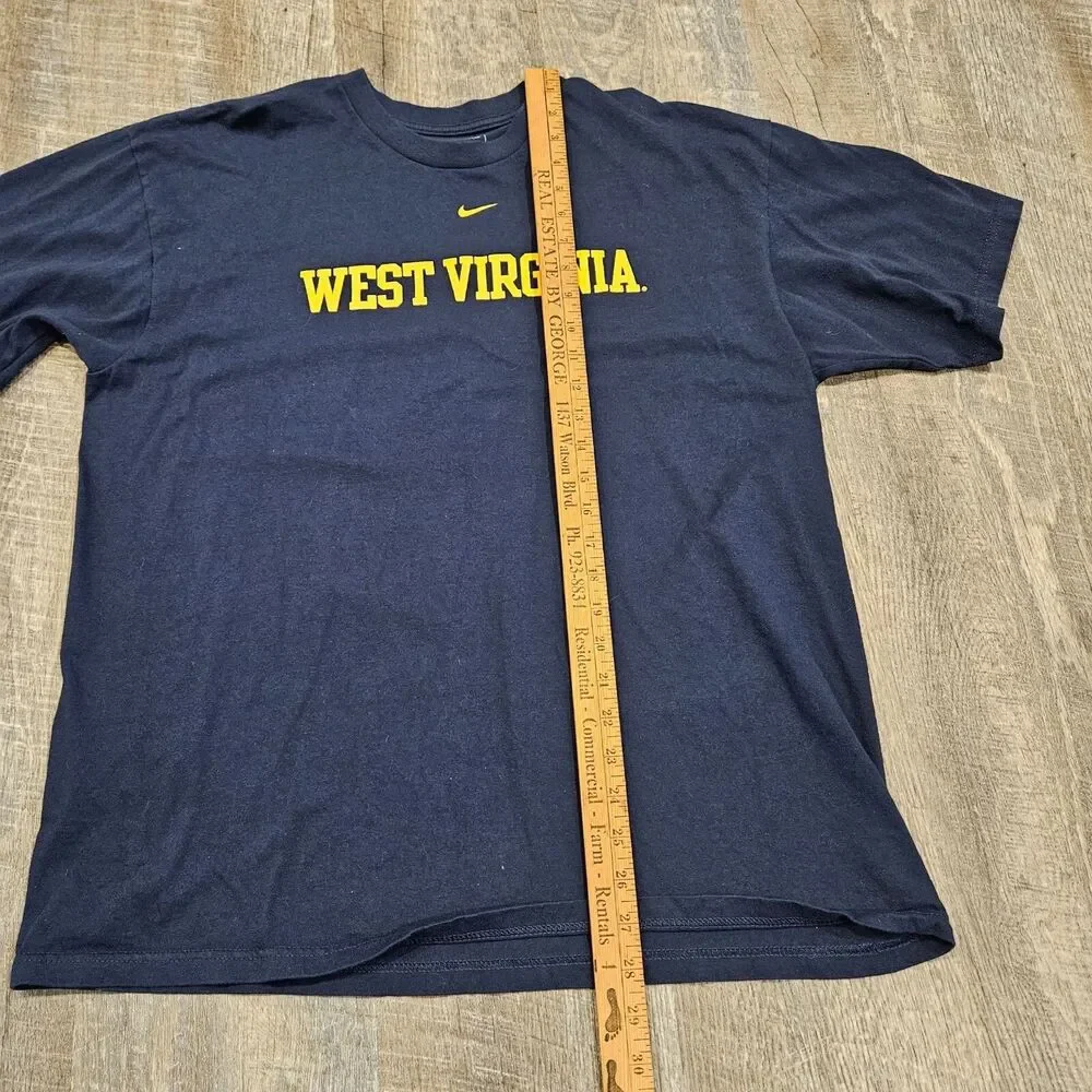 Nike Team Men's West Virginia Moutaineers Blue Short Sleeve T-Shirt Size Large - Picture 6 of 7